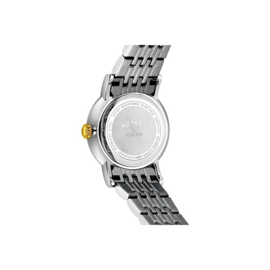 Rotary Windsor Stainless Steel Classic Analogue Quartz Watch - Lb05421/41/d For Female 3 Rotary Windsor Stainless Steel Classic Analogue Quartz Watch - Lb05421/41/d For Female - Image 3