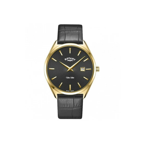 Rotary Ultra Slim Plated Stainless Steel Classic Analogue Watch - Gs08013/04 For Male 7 Rotary Ultra Slim Plated Stainless Steel Classic Analogue Watch - Gs08013/04 For Male - Image 7