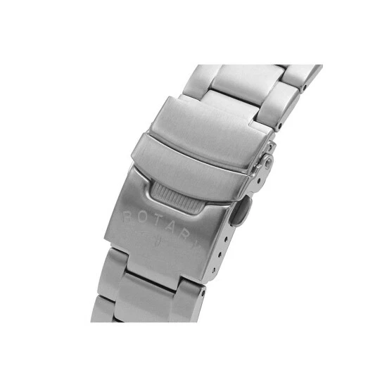 Rotary Hero Stainless Steel Classic Analogue Quartz Watch - Gb00750/05 For Male 2 Rotary Hero Stainless Steel Classic Analogue Quartz Watch - Gb00750/05 For Male - Image 2