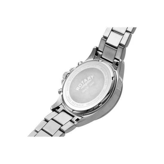 Rotary Hero Stainless Steel Classic Analogue Quartz Watch - Gb00750/05 For Male 3 Rotary Hero Stainless Steel Classic Analogue Quartz Watch - Gb00750/05 For Male - Image 3