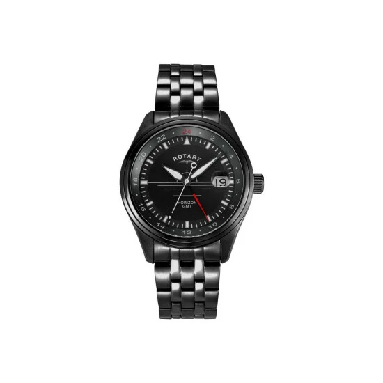 Rotary Horizon Stainless Steel Classic Analogue Quartz Watch - Hgb00006/04 For Male 1 Rotary Horizon Stainless Steel Classic Analogue Quartz Watch - Hgb00006/04 For Male