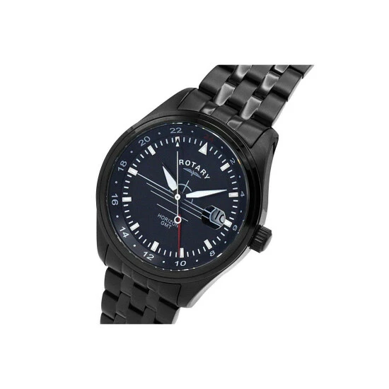 Rotary Horizon Stainless Steel Classic Analogue Quartz Watch - Hgb00006/04 For Male 4 Rotary Horizon Stainless Steel Classic Analogue Quartz Watch - Hgb00006/04 For Male - Image 4