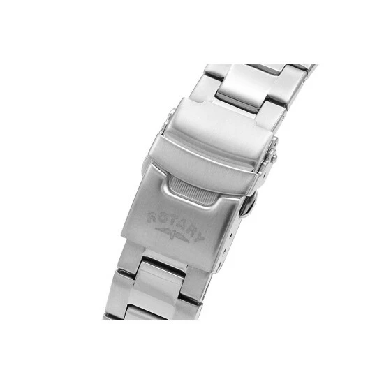 Rotary Hero Stainless Steel Classic Analogue Quartz Watch - Gb00685/04 For Male 3 Rotary Hero Stainless Steel Classic Analogue Quartz Watch - Gb00685/04 For Male - Image 3