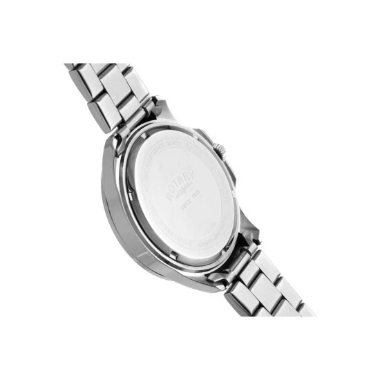 Rotary Hero Stainless Steel Classic Analogue Quartz Watch - Gb00685/04 For Male 4 Rotary Hero Stainless Steel Classic Analogue Quartz Watch - Gb00685/04 For Male - Image 4
