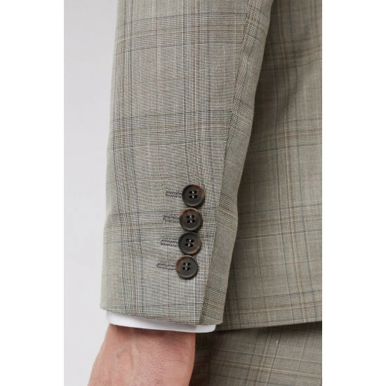 Limehaus Check Slim Jacket For Male 4 Limehaus Check Slim Jacket For Male - Image 4