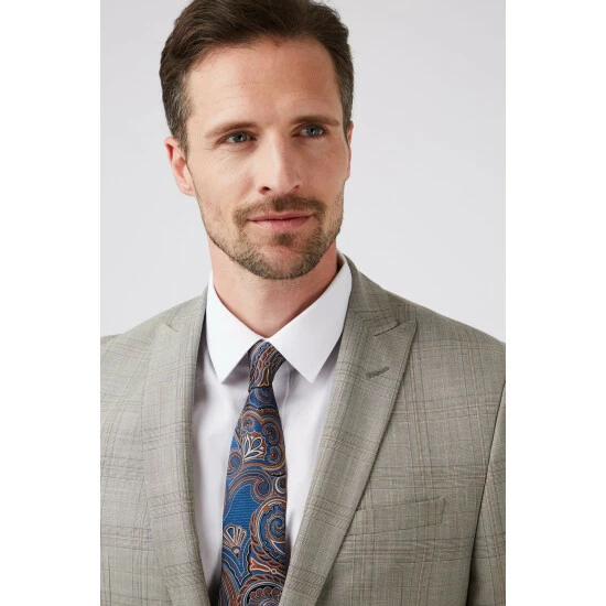 Limehaus Check Slim Jacket For Male 5 Limehaus Check Slim Jacket For Male - Image 5