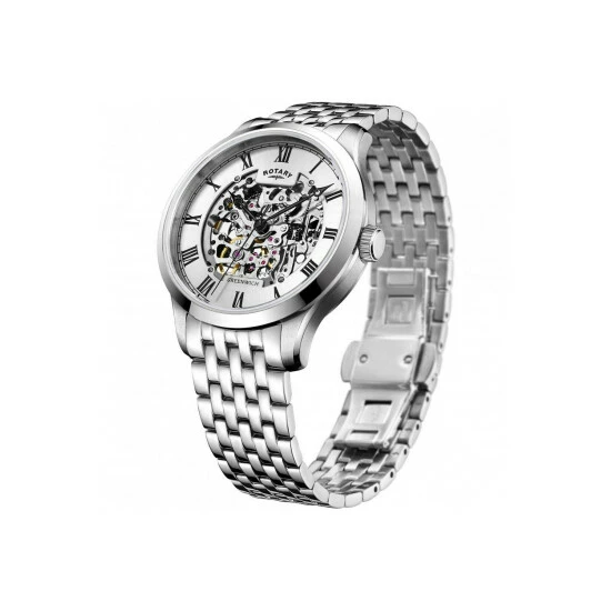 Rotary Stainless Steel Classic Analogue Automatic Watch - Gb02940/06 For Male 2 Rotary Stainless Steel Classic Analogue Automatic Watch - Gb02940/06 For Male - Image 2