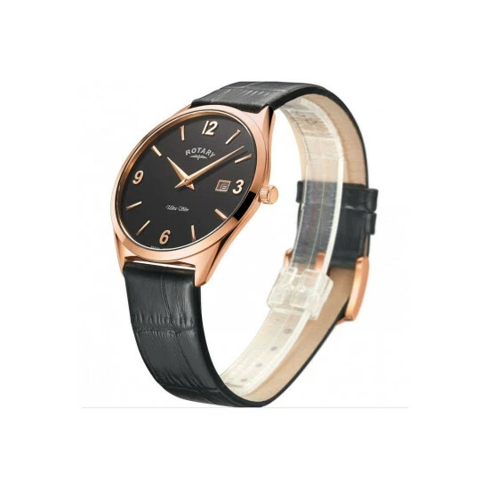 Rotary Ultra Slim Stainless Steel Classic Analogue Quartz Watch - Gs08014/04 For Male 3 Rotary Ultra Slim Stainless Steel Classic Analogue Quartz Watch - Gs08014/04 For Male - Image 3