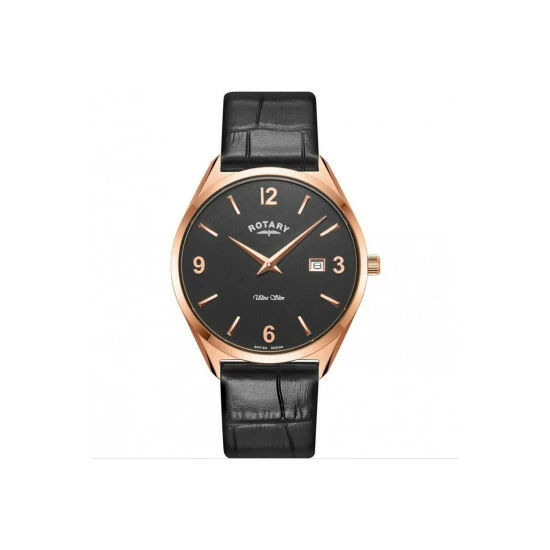 Rotary Ultra Slim Stainless Steel Classic Analogue Quartz Watch - Gs08014/04 For Male 7 Rotary Ultra Slim Stainless Steel Classic Analogue Quartz Watch - Gs08014/04 For Male - Image 7