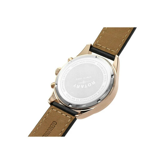 Rotary Horizon Stainless Steel Classic Analogue Quartz Watch - Hgs00015/04 For Male 3 Rotary Horizon Stainless Steel Classic Analogue Quartz Watch - Hgs00015/04 For Male - Image 3