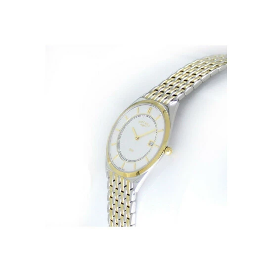 Rotary Ultra Slim Stainless Steel Classic Analogue Quartz Watch - Gb08001/02 For Male 4 Rotary Ultra Slim Stainless Steel Classic Analogue Quartz Watch - Gb08001/02 For Male - Image 4