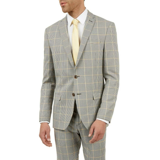 Limehaus Check Slim Suit For Male 1 Limehaus Check Slim Suit For Male