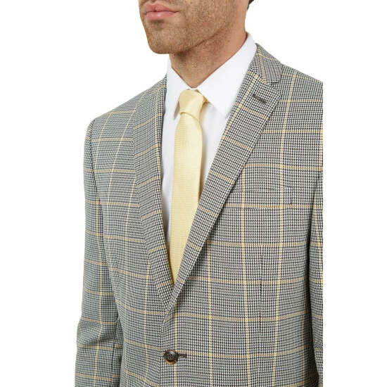 Limehaus Check Slim Suit For Male 5 Limehaus Check Slim Suit For Male - Image 5