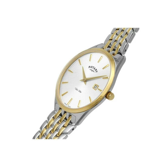 Rotary Ultra Slim Stainless Steel Classic Analogue Quartz Watch - Gb08011/02 For Male 5 Rotary Ultra Slim Stainless Steel Classic Analogue Quartz Watch - Gb08011/02 For Male - Image 5