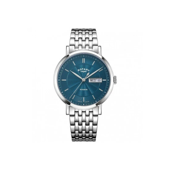Rotary Windsor Stainless Steel Classic Analogue Quartz Watch - Gb05420/05 For Male 1 Rotary Windsor Stainless Steel Classic Analogue Quartz Watch - Gb05420/05 For Male