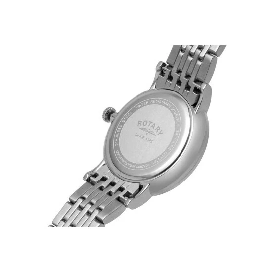 Rotary Windsor Stainless Steel Classic Analogue Quartz Watch - Gb05420/05 For Male 5 Rotary Windsor Stainless Steel Classic Analogue Quartz Watch - Gb05420/05 For Male - Image 5