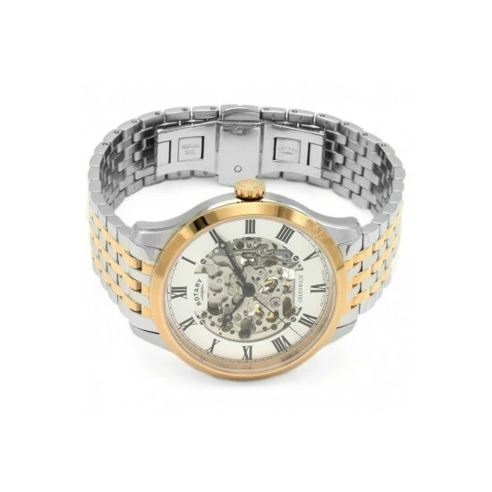 Rotary Plated Stainless Steel Classic Analogue Automatic Watch - Gb02944/06 For Male 3 Rotary Plated Stainless Steel Classic Analogue Automatic Watch - Gb02944/06 For Male - Image 3