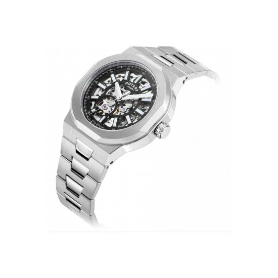 Rotary Skeleton Stainless Steel Classic Analogue Watch - Gb05415/04 For Male 4 Rotary Skeleton Stainless Steel Classic Analogue Watch - Gb05415/04 For Male - Image 4