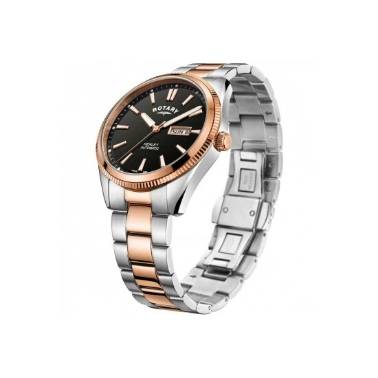 Rotary Henley Plated Stainless Steel Classic Analogue Watch - Gb05382/04 For Male 2 Rotary Henley Plated Stainless Steel Classic Analogue Watch - Gb05382/04 For Male - Image 2