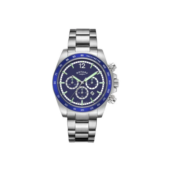Rotary Henley Stainless Steel Classic Analogue Quartz Watch - Gb05440/05 For Male 7 Rotary Henley Stainless Steel Classic Analogue Quartz Watch - Gb05440/05 For Male - Image 7
