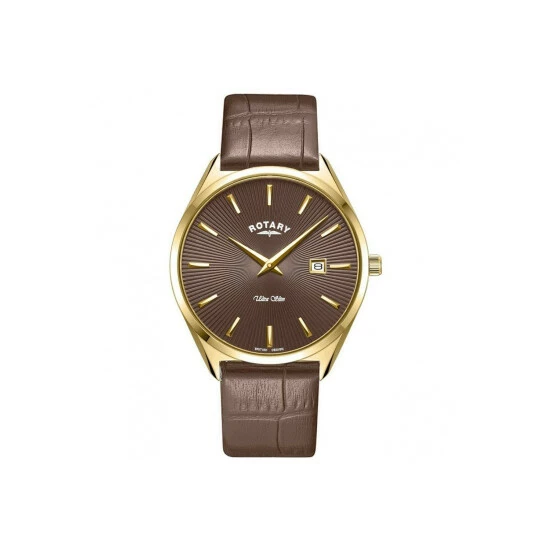 Rotary Ultra Slim Plated Stainless Steel Classic Analogue Watch - Gs08013/49 For Male 4 Rotary Ultra Slim Plated Stainless Steel Classic Analogue Watch - Gs08013/49 For Male - Image 4